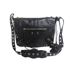 BALENCIAGA LE CAGOLE Shoulder Bag Black